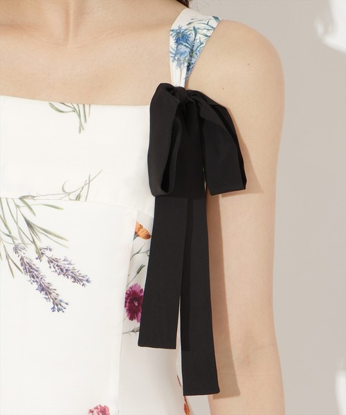 WILLSELECTION（ウィルセレクション）の「【3/12(thu)発売】ボタニカルフラワーシアーワンピース（ワンピース・レディース・ネイビー/ミント/ホワイト/ラベンダー・FREE）」の13枚目の写真