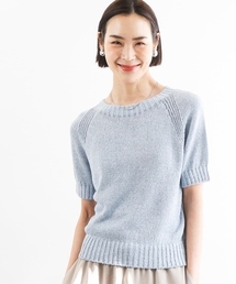 MICHEL KLEIN | ペーパーヤーンフェードカラーニット(ニット/セーター)