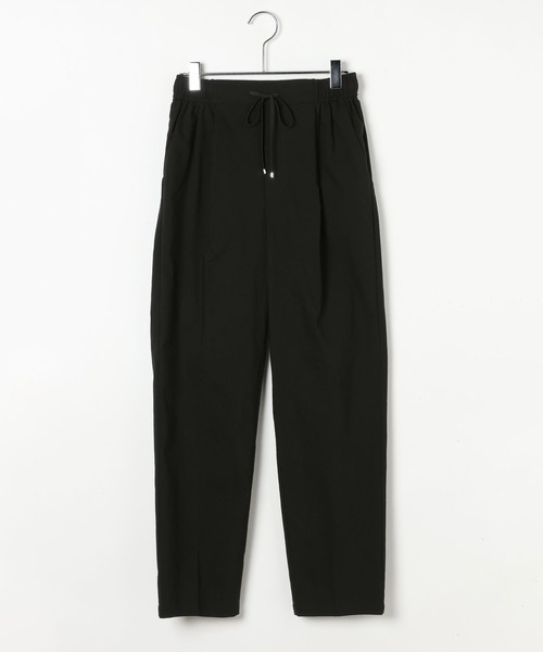 BAYFLOW（ベイフロー）の「[吸水速乾/接触冷感/UVケア]テックリネンテーパードパンツ（その他パンツ・レディース・ブラック/カーキ・X-SMALL/SMALL/MEDIUM）」の16枚目の写真