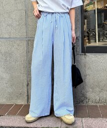 CIAOPANIC TYPY | 【UNISEX】【プラスサイズあり】ストライプイージーパジャマパンツ(その他パンツ)