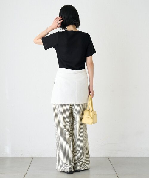CIAOPANIC TYPY(チャオパニックティピー)の「【UNISEX】【プラスサイズあり】ストライプシアサッカーイージーパンツ(その他パンツ・レディース・ホワイト/ピンク/ベージュ/ブルー・LARGE/MEDIUM/XX-LARGE)」の10枚目の写真