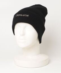 FUCKING AWESOME(�t�@�b�L���O�I�[�T��)��FUCKING AWESOME / �t�@�b�L���I�[�T���FMetal Stamp Logo Cuff Beanie�FFA-MSLCB[WAX](�j�b�g�L���b�v/�r�[�j�[)