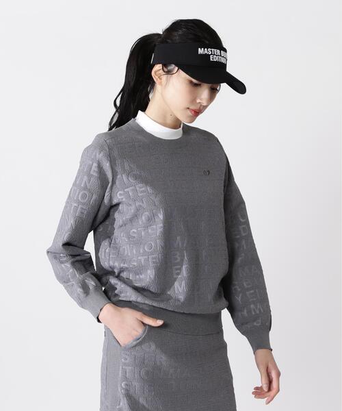 MASTER BUNNY EDITION(マスターバニーエディション)の「【MASTER BUNNY EDITION】クルーネックニットプルオーバー(Tシャツ/カットソー・レディース・ブラック/グレー・MEDIUM/SMALL)」の3枚目の写真
