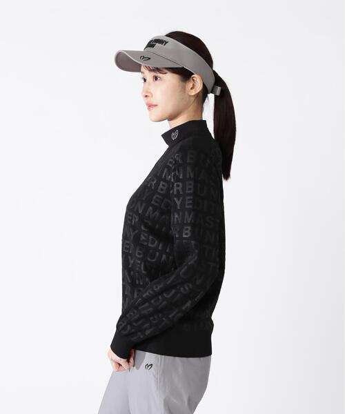 MASTER BUNNY EDITION(マスターバニーエディション)の「【MASTER BUNNY EDITION】クルーネックニットプルオーバー(Tシャツ/カットソー・レディース・ブラック/グレー・MEDIUM/SMALL)」の12枚目の写真