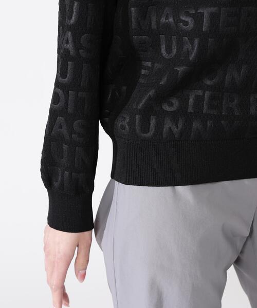 MASTER BUNNY EDITION(マスターバニーエディション)の「【MASTER BUNNY EDITION】クルーネックニットプルオーバー(Tシャツ/カットソー・レディース・ブラック/グレー・MEDIUM/SMALL)」の16枚目の写真