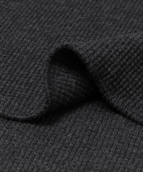 KBF（ケイビーエフ）の「レースフリルワッフルプルオーバー（Tシャツ/カットソー・レディース・オートミール/チャコールグレー・ONE）」の13枚目の写真