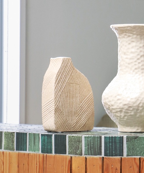 a.depeche(アデペシュ)の「【a.depeche/アデペシュ】フラワーベース 花瓶 deser flower vase mardin(フラワーベース・レディース・オフホワイト・FREE)」の3枚目の写真