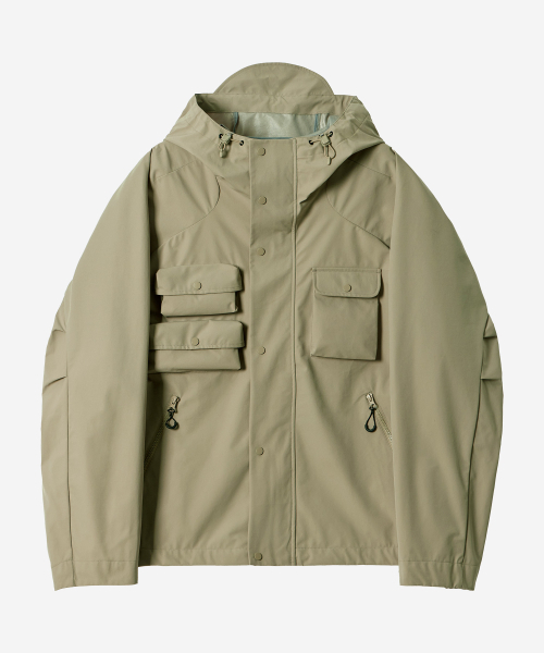 KALAPATTHAR(カラパタール)の「OUTPOCKET RAGLAN SHORTS WINDBREAKER - BEIGE(ナイロンジャケット・メンズ・その他・LARGE/MEDIUM)」の4枚目の写真