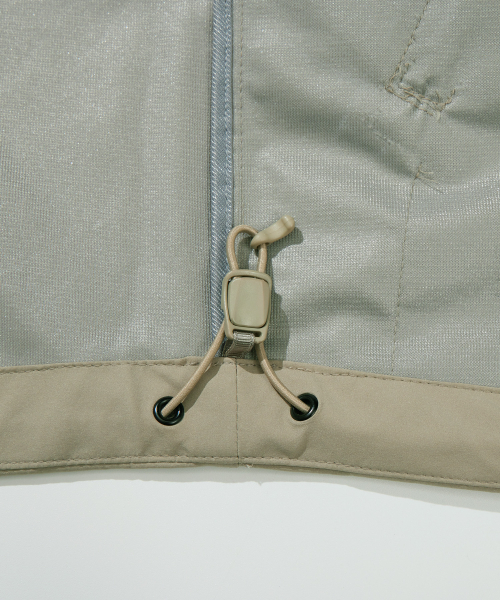 KALAPATTHAR(カラパタール)の「OUTPOCKET RAGLAN SHORTS WINDBREAKER - BEIGE(ナイロンジャケット・メンズ・その他・LARGE/MEDIUM)」の8枚目の写真