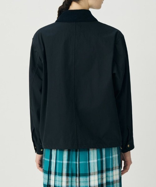 BRITISH MADE(ブリティッシュメイド)の「フィッシングジャケット(WOMEN)(ブルゾン・レディース・ネイビー系/ベージュ・38)」の6枚目の写真