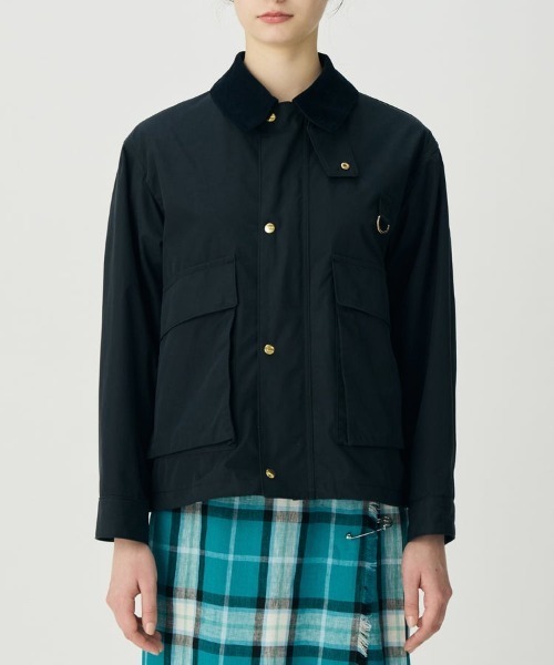 BRITISH MADE(ブリティッシュメイド)の「フィッシングジャケット(WOMEN)(ブルゾン・レディース・ネイビー系/ベージュ・38)」の5枚目の写真