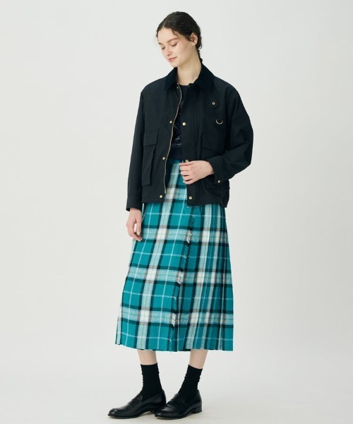 BRITISH MADE(ブリティッシュメイド)の「フィッシングジャケット(WOMEN)(ブルゾン・レディース・ネイビー系/ベージュ・38)」の3枚目の写真