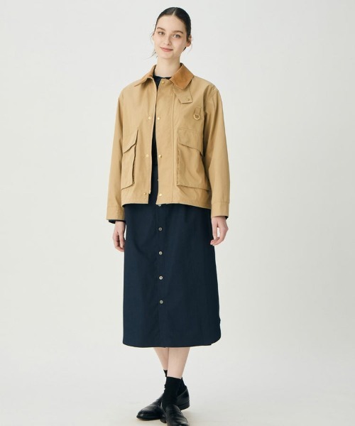 BRITISH MADE(ブリティッシュメイド)の「フィッシングジャケット(WOMEN)(ブルゾン・レディース・ネイビー系/ベージュ・38)」の9枚目の写真