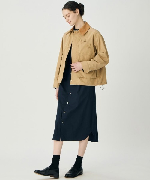 BRITISH MADE(ブリティッシュメイド)の「フィッシングジャケット(WOMEN)(ブルゾン・レディース・ネイビー系/ベージュ・38)」の10枚目の写真