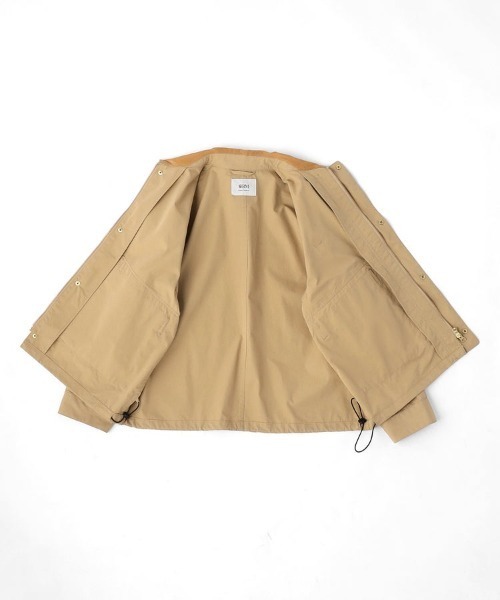 BRITISH MADE(ブリティッシュメイド)の「フィッシングジャケット(WOMEN)(ブルゾン・レディース・ネイビー系/ベージュ・38)」の20枚目の写真