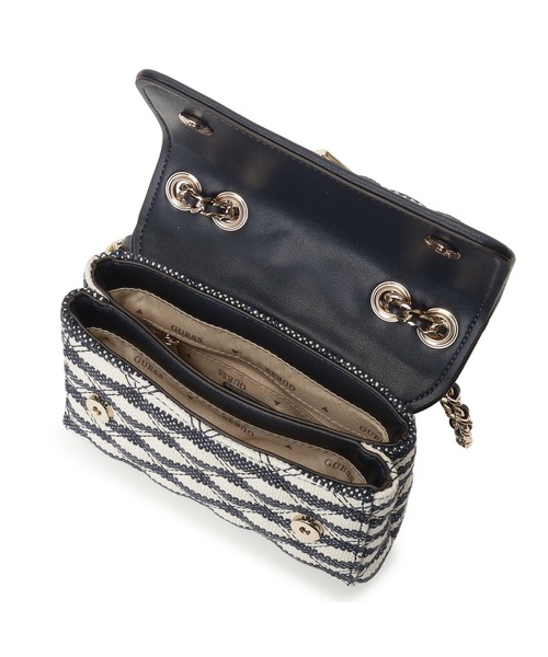 Guess（ゲス）の「GIULLY II Mini Convertible Flap（ショルダーバッグ・レディース・ネイビー・ONE SIZE）」の8枚目の写真