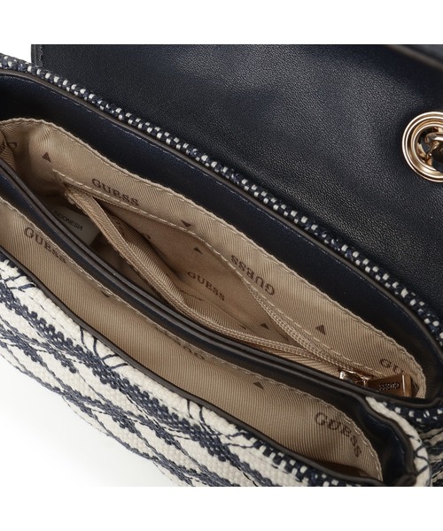Guess（ゲス）の「GIULLY II Mini Convertible Flap（ショルダーバッグ・レディース・ネイビー・ONE SIZE）」の6枚目の写真