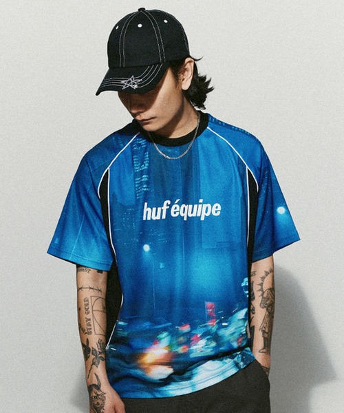 HUF サッカー　ゲーム　シャツ ユニフォーム　tシャツ ポロシャツ MOTION SOCCER JERSEY（Tシャツ/カットソー）｜HUF（ハフ）の