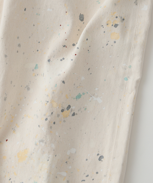 JOURNAL STANDARD J.S HOMESTEAD(ジャーナルスタンダードホームステッド)の「J.S.Homestead / アイボリー モス ドリップ ワイド 5ポケット パンツ(デニムパンツ・メンズ・アイボリー・LARGE/MEDIUM/SMALL)」の6枚目の写真