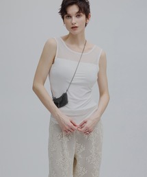 MIZUNO(�~�Y�m�@)��Mizuno × Ameri SHEER DOCKING SLEEVELESS(�^���N�g�b�v)