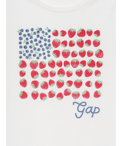 GAP(ギャップ)の「グラフィックTシャツ (キッズ)(Tシャツ/カットソー・キッズ・ライトブルー/アイボリー/ホワイト・160cm/140cm/130cm/120cm/110cm/150cm)」の7枚目の写真