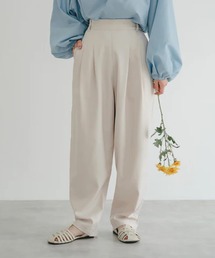 merrylatte（メリーラテ）の「リネンタッチタックパンツ【IROHANI】（その他パンツ）」