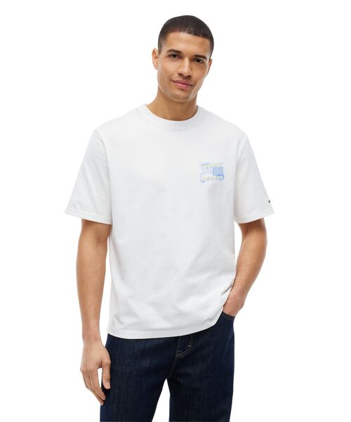 tommy jeans(トミー ジーンズ)の「90s バブルフラッグショートスリーブTシャツ(Tシャツ/カットソー・メンズ・ブラック/ホワイト・LARGE/X-SMALL/X-LARGE/SMALL/MEDIUM)」の1枚目の写真