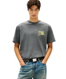 90s バブルフラッグショートスリーブTシャツ