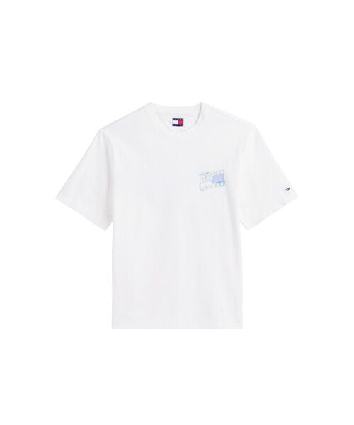 tommy jeans(トミー ジーンズ)の「90s バブルフラッグショートスリーブTシャツ(Tシャツ/カットソー・メンズ・ブラック/ホワイト・LARGE/X-SMALL/X-LARGE/SMALL/MEDIUM)」の7枚目の写真
