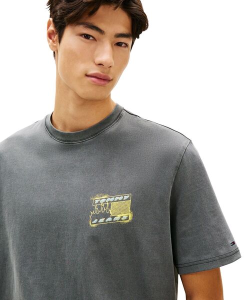 tommy jeans(トミー ジーンズ)の「90s バブルフラッグショートスリーブTシャツ(Tシャツ/カットソー・メンズ・ブラック/ホワイト・LARGE/X-SMALL/X-LARGE/SMALL/MEDIUM)」の8枚目の写真