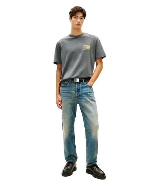 tommy jeans(トミー ジーンズ)の「90s バブルフラッグショートスリーブTシャツ(Tシャツ/カットソー・メンズ・ブラック/ホワイト・LARGE/X-SMALL/X-LARGE/SMALL/MEDIUM)」の9枚目の写真