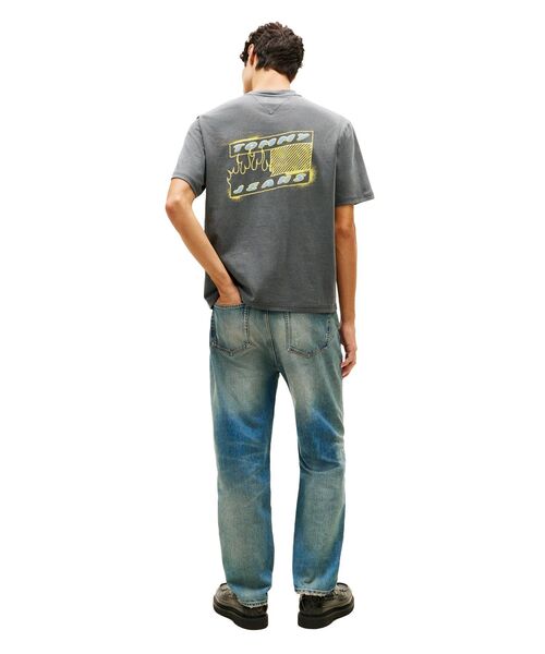 tommy jeans(トミー ジーンズ)の「90s バブルフラッグショートスリーブTシャツ(Tシャツ/カットソー・メンズ・ブラック/ホワイト・LARGE/X-SMALL/X-LARGE/SMALL/MEDIUM)」の10枚目の写真