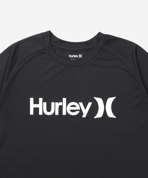 Hurley （ハーレー）の「【Hurley:ハーレー】ロゴラッシュガード　UPF50+×速乾×遮熱機能　　RASH ONE AND ONLY SS TEE（ラッシュガード・メンズ・チャコールグレー/ブラック/ホワイト・SMALL/MEDIUM/LARGE/X-LARGE）」の12枚目の写真