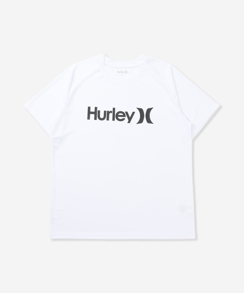 Hurley （ハーレー）の「【Hurley:ハーレー】ロゴラッシュガード　UPF50+×速乾×遮熱機能　　RASH ONE AND ONLY SS TEE（ラッシュガード・メンズ・チャコールグレー/ブラック/ホワイト・SMALL/MEDIUM/LARGE/X-LARGE）」の7枚目の写真