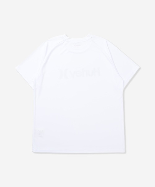 Hurley （ハーレー）の「【Hurley:ハーレー】ロゴラッシュガード　UPF50+×速乾×遮熱機能　　RASH ONE AND ONLY SS TEE（ラッシュガード・メンズ・チャコールグレー/ブラック/ホワイト・SMALL/MEDIUM/LARGE/X-LARGE）」の8枚目の写真