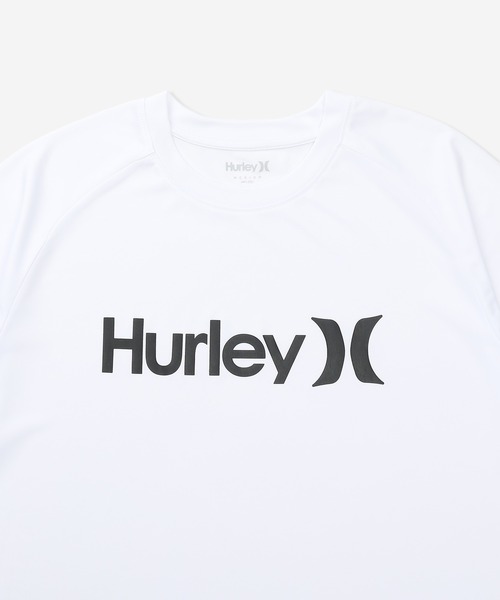 Hurley （ハーレー）の「【Hurley:ハーレー】ロゴラッシュガード　UPF50+×速乾×遮熱機能　　RASH ONE AND ONLY SS TEE（ラッシュガード・メンズ・チャコールグレー/ブラック/ホワイト・SMALL/MEDIUM/LARGE/X-LARGE）」の9枚目の写真