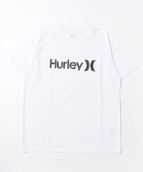 Hurley （ハーレー）の「【Hurley:ハーレー】ロゴラッシュガード　UPF50+×速乾×遮熱機能　　RASH ONE AND ONLY SS TEE（ラッシュガード・メンズ・チャコールグレー/ブラック/ホワイト・SMALL/MEDIUM/LARGE/X-LARGE）」の14枚目の写真