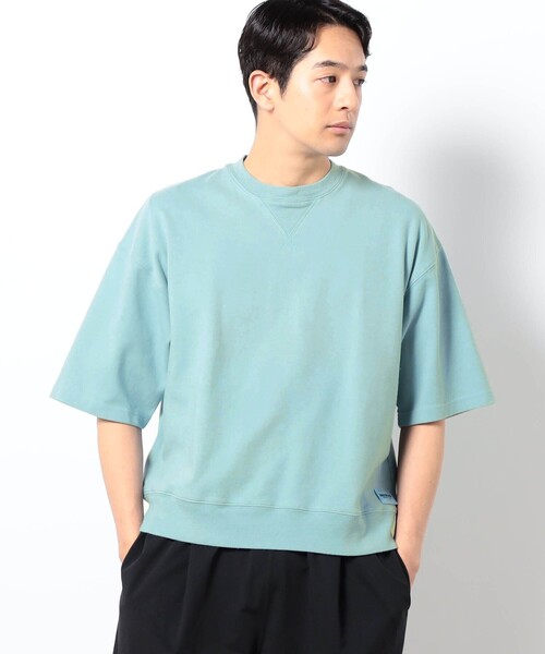 BROOKLYN OVERALL(ブルックリンオーバーオール)の「BROOKLYN OVERALL スムースフェード加工Tシャツ(Tシャツ/カットソー・メンズ・サックスブルー/ライトブルーグレー/オレンジ/ライトグレー・M/L)」の4枚目の写真