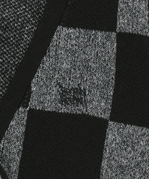 BROWNBREATH（ブラウンブレス）の「W TAG CHECK CROCHET VEST - BLACK（ベスト・レディース・その他・SMALL/MEDIUM）」の4枚目の写真