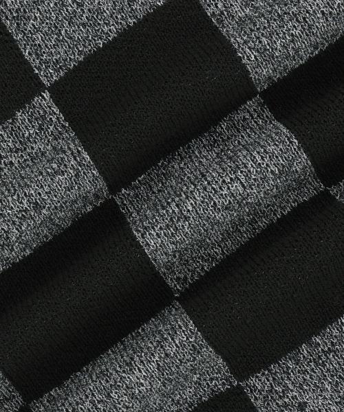 BROWNBREATH（ブラウンブレス）の「W TAG CHECK CROCHET VEST - BLACK（ベスト・レディース・その他・SMALL/MEDIUM）」の7枚目の写真