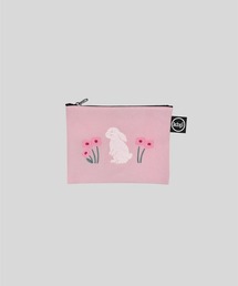 kittybunnypony（キティバニーポニー）の「Grove Bunny Baby Pink Embroidery Pouch（ポーチ）」