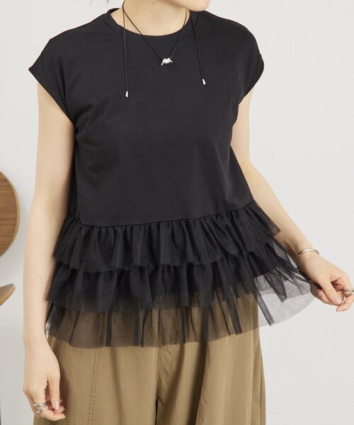 BEARDSLEY(ビアズリー)の「チュチュTee(Tシャツ/カットソー・レディース・ブラック・FREE)」の17枚目の写真