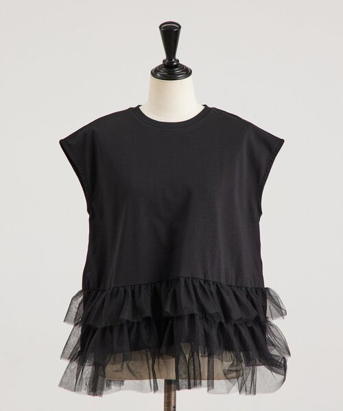 BEARDSLEY(ビアズリー)の「チュチュTee(Tシャツ/カットソー・レディース・ブラック・FREE)」の8枚目の写真