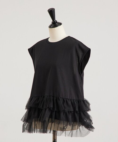 BEARDSLEY(ビアズリー)の「チュチュTee(Tシャツ/カットソー・レディース・ブラック・FREE)」の9枚目の写真