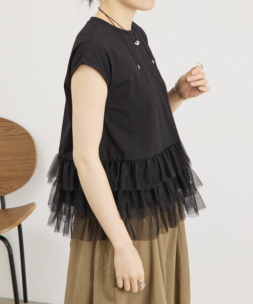 BEARDSLEY(ビアズリー)の「チュチュTee(Tシャツ/カットソー・レディース・ブラック・FREE)」の7枚目の写真
