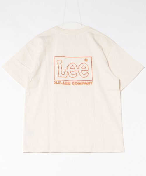 Lee(リー)の「Lee/リー バックプリントTシャツ(Tシャツ/カットソー・メンズ・ブラック/ホワイト/ベージュ/ブルー・SMALL/MEDIUM/LARGE/X-LARGE)」の7枚目の写真