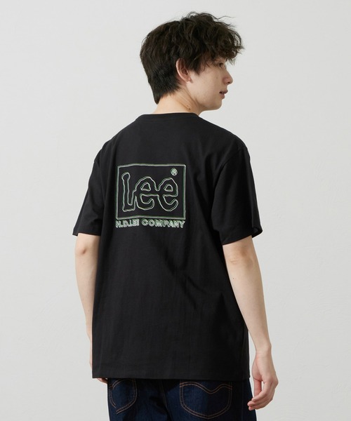 Lee(リー)の「Lee/リー バックプリントTシャツ(Tシャツ/カットソー・メンズ・ブラック/ホワイト/ベージュ/ブルー・SMALL/MEDIUM/LARGE/X-LARGE)」の3枚目の写真