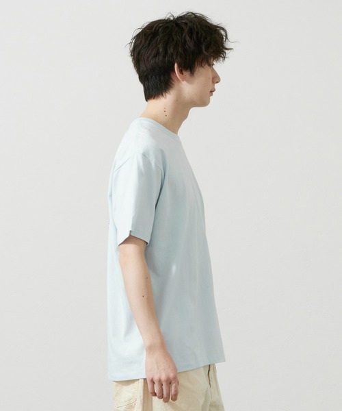 Lee(リー)の「Lee/リー バックプリントTシャツ(Tシャツ/カットソー・メンズ・ブラック/ホワイト/ベージュ/ブルー・SMALL/MEDIUM/LARGE/X-LARGE)」の20枚目の写真