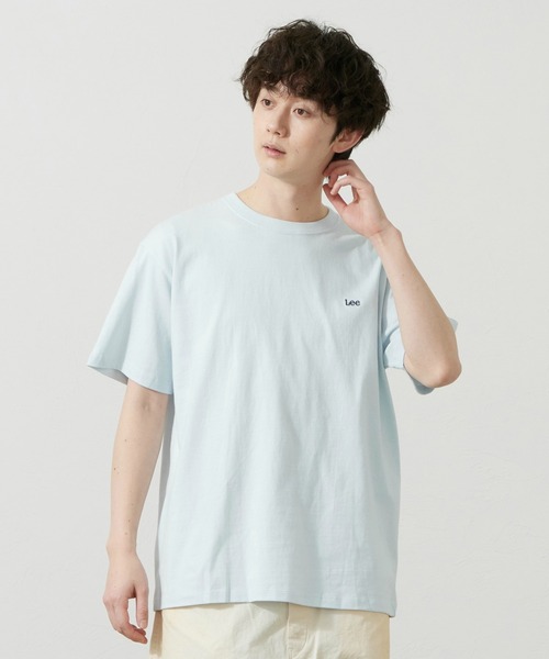 Lee(リー)の「Lee/リー バックプリントTシャツ(Tシャツ/カットソー・メンズ・ブラック/ホワイト/ベージュ/ブルー・SMALL/MEDIUM/LARGE/X-LARGE)」の18枚目の写真