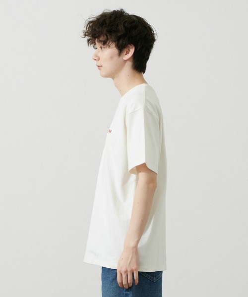 Lee(リー)の「Lee/リー バックプリントTシャツ(Tシャツ/カットソー・メンズ・ブラック/ホワイト/ベージュ/ブルー・SMALL/MEDIUM/LARGE/X-LARGE)」の12枚目の写真